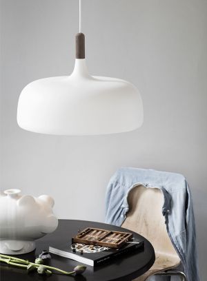 Acorn taklampe Ø48 - matt hvit