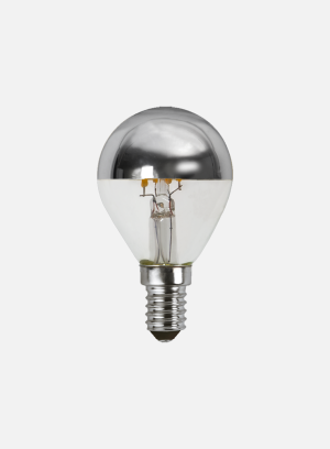 LED Illum 3,5W E14 - sølvtopp