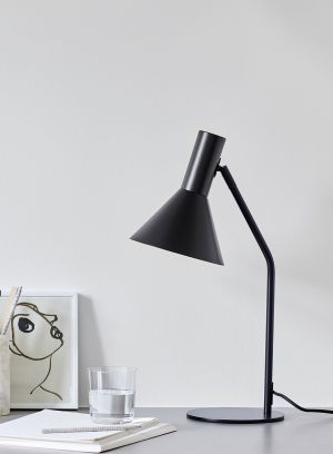 Lyss bordlampe H50 - matt sort 