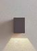 Cube vegglampe ned er en praktisk og moderne utelampe, perfekt til å lyse opp bakken