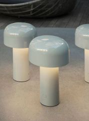 Bellhop Battery oppladbar bordlampe - hvit