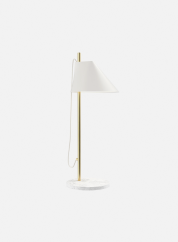 Yuh bordlampe - hvit/marmor, Louis Poulsen. Produktfoto