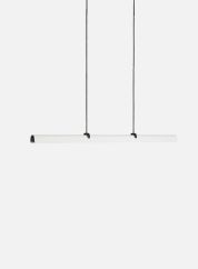 Fold langbordslampe - hvit