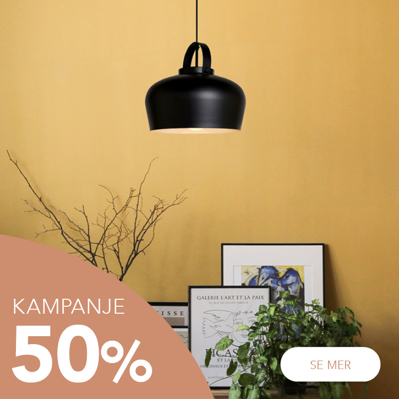 Opptil 50% rabatt på utvalgte lamper hos Christiania Belysning