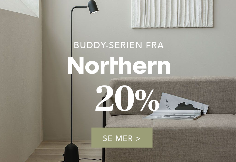 -20% på Buddy lamper fra Northern - norsk design.