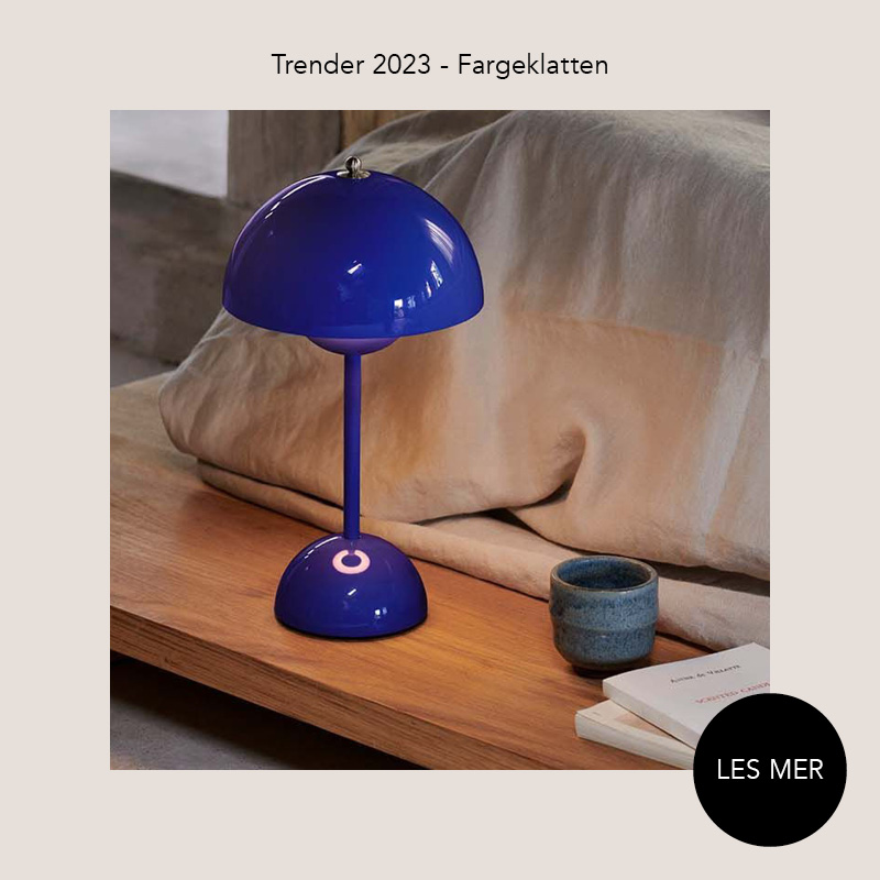 Trender 2023 - Fargerike lamper. Les mer her og bli inspirert!